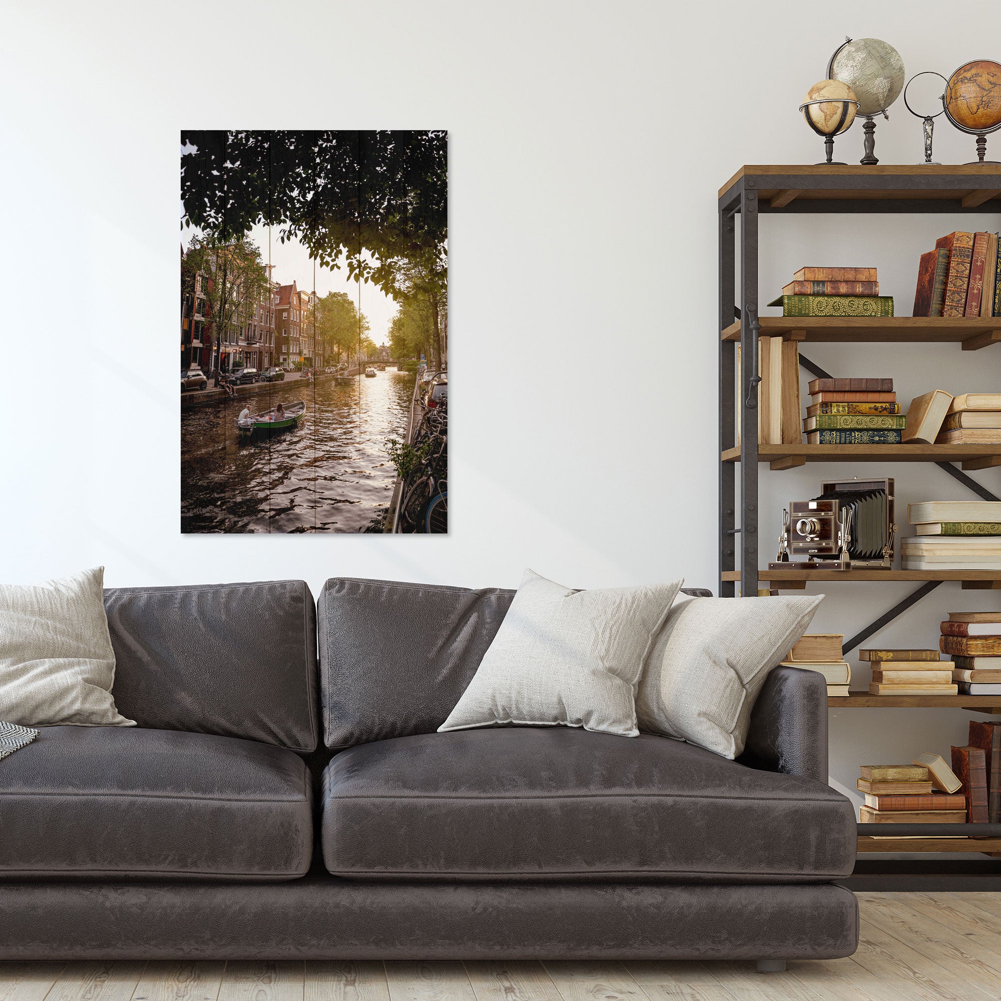 Bild Wood Kanalbootfahrt-40x60 cm