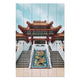Bild Wood Chinesisches Gebäude-50x70 cm