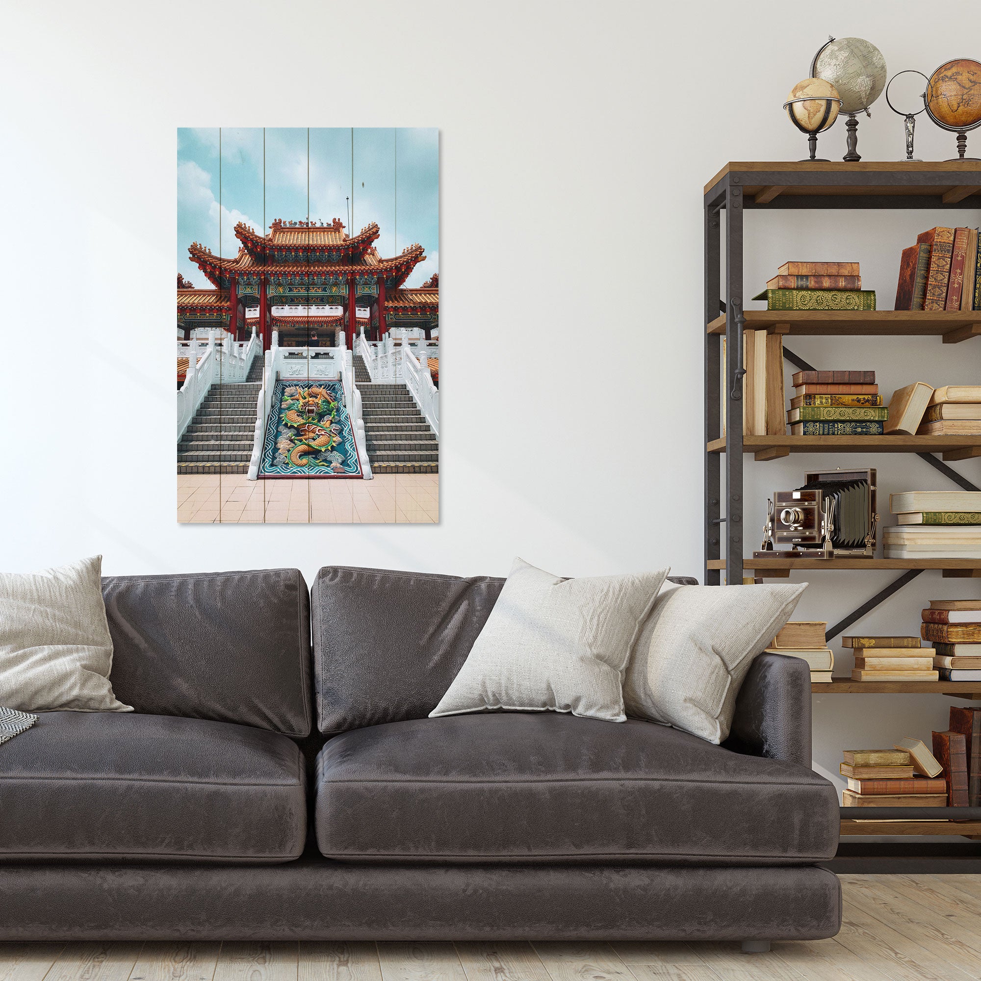 Bild Wood Chinesisches Gebäude