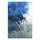 Bild Wood Blue Art Abstrakt-50x70 cm