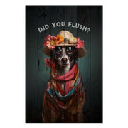 Bild Wood Did you Flush-50x70 cm