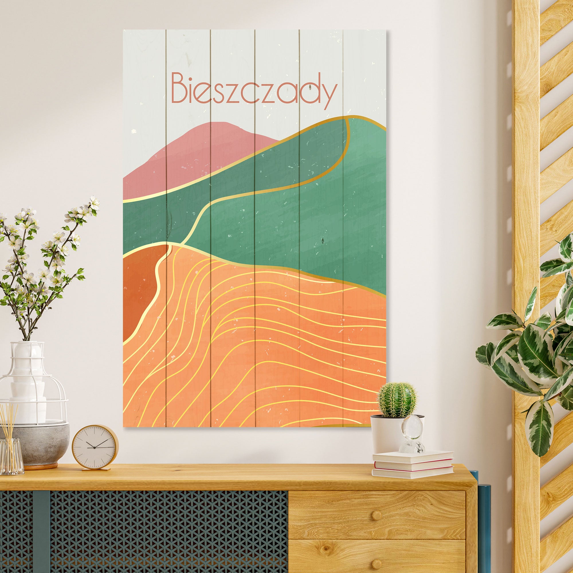 Obraz Wood Bieszczady-20x30 cm