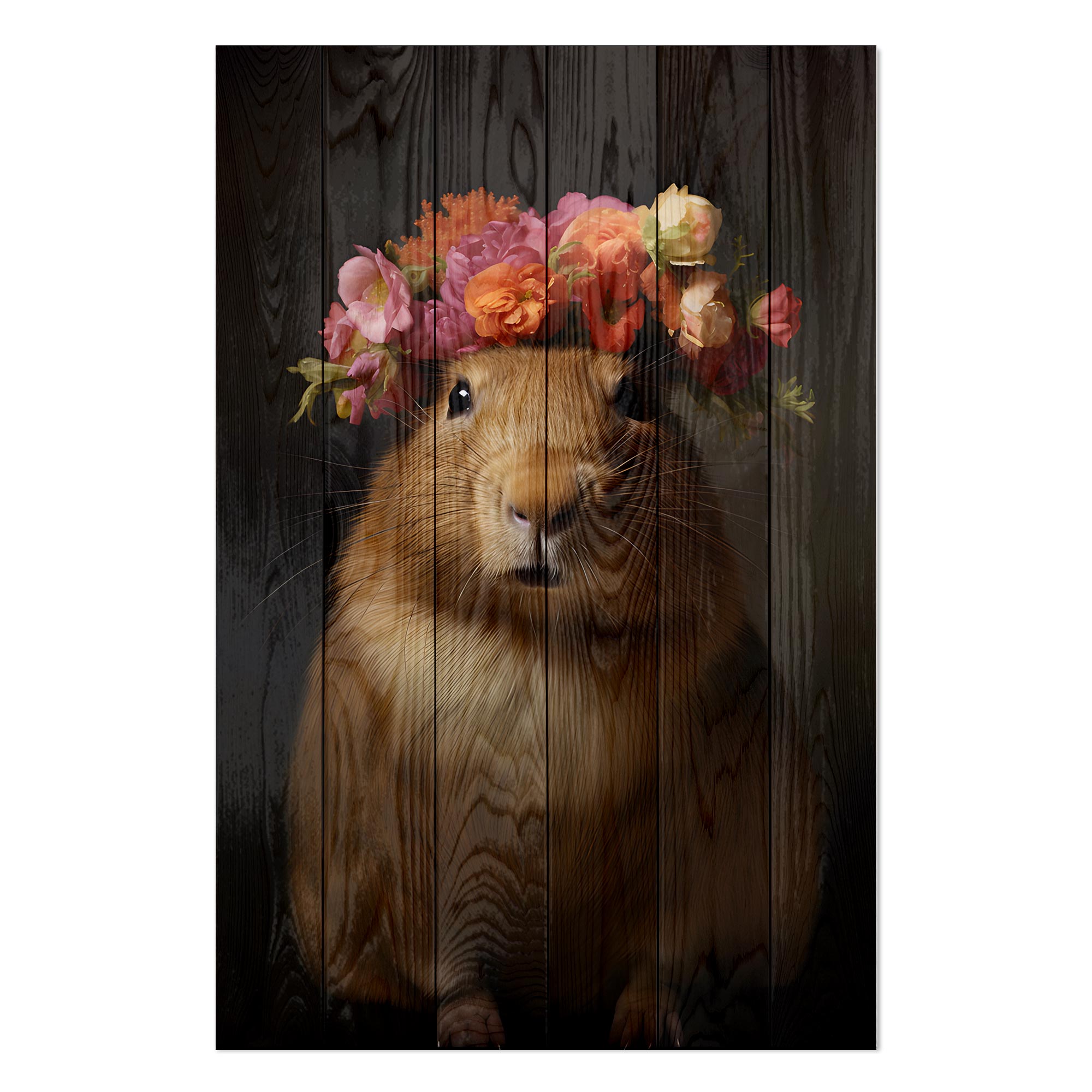 Bild Wood Capibara-50x70 cm