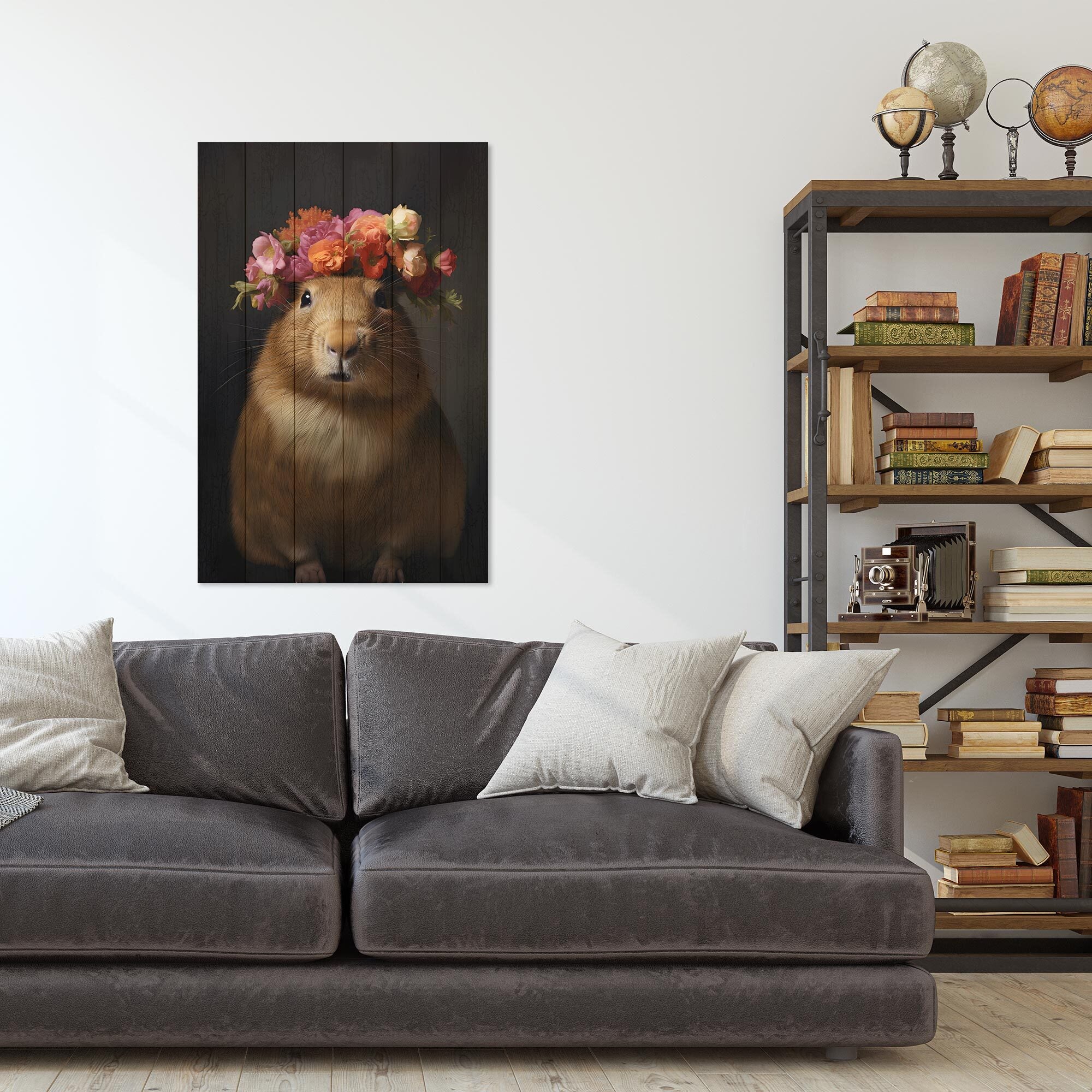 Bild Wood Capibara-50x70 cm