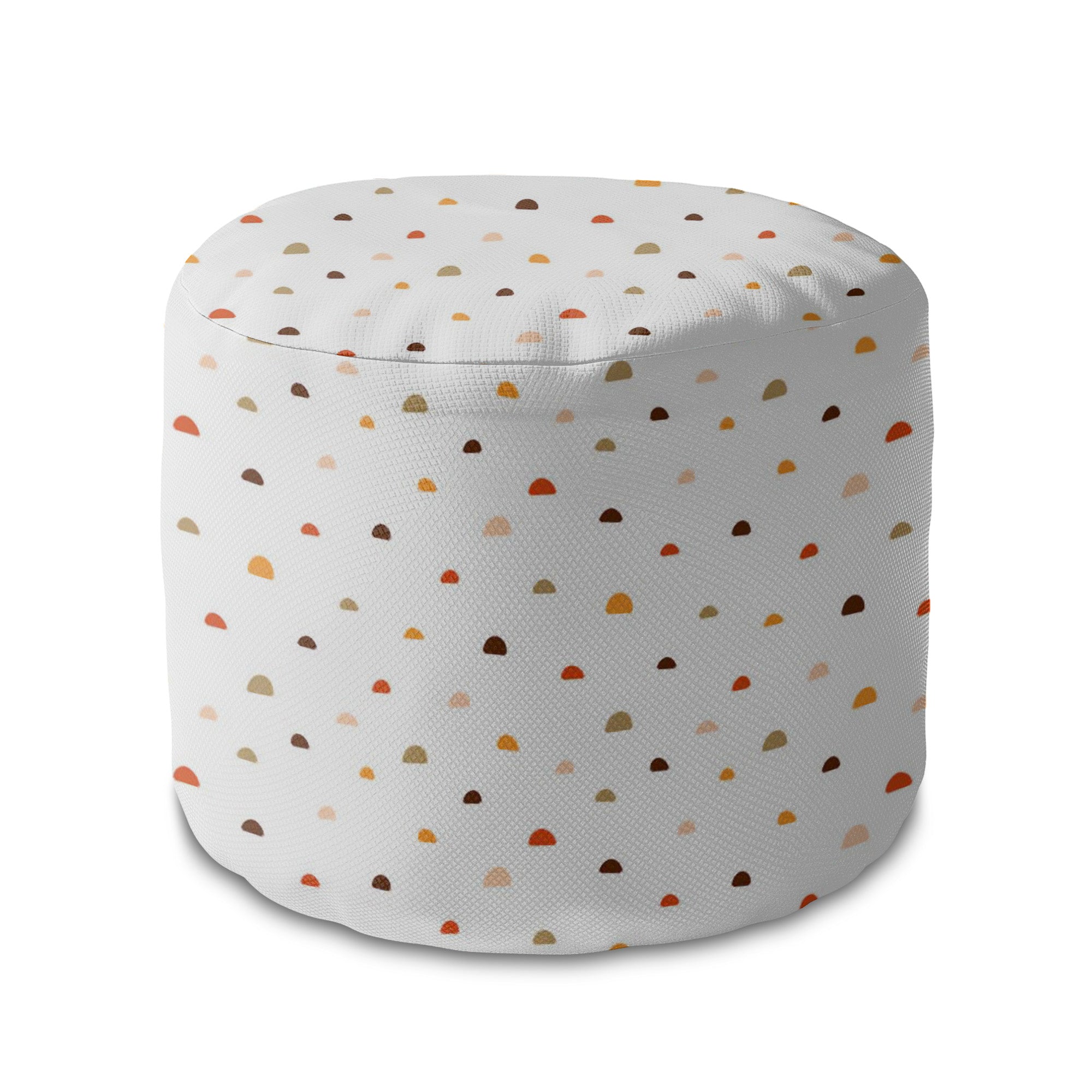 Runder Hocker Fußstütze Doodle Shapes