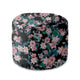 Runder Hocker Fußstütze Dark Botanical Pink