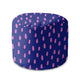 Runder Hocker Fußhocker Pink Spots-Oxford