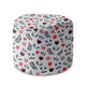 Runder Hocker Fußhocker Random Scandi Flowers-Oxford