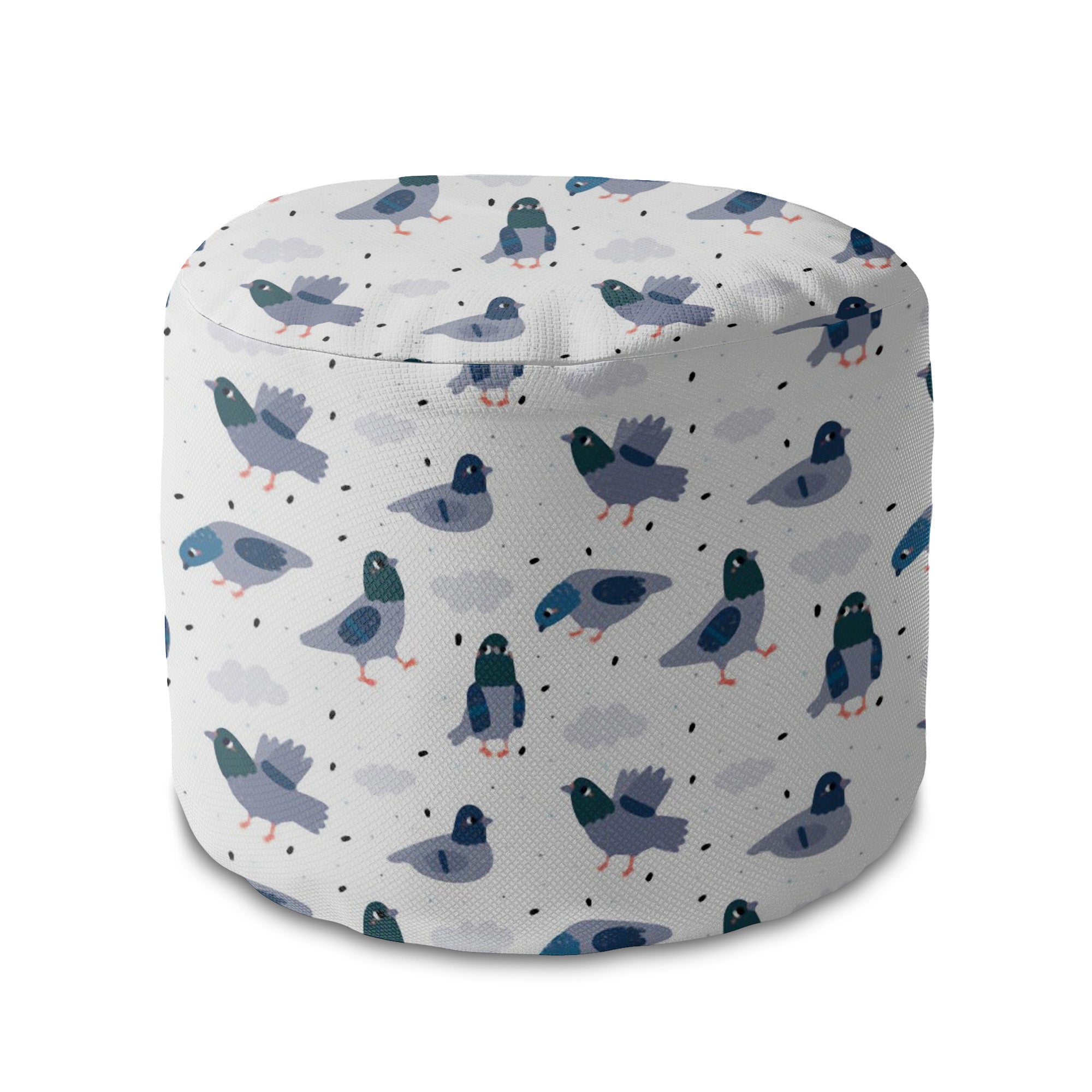 Kulatý puf podnožka Doves