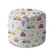 Round pouf footstool This is Farm-Panama