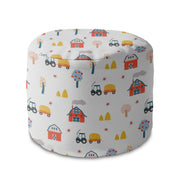 Round pouf footstool This is Farm
