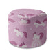 Round pouf footstool Unicorns and Clouds-Panama