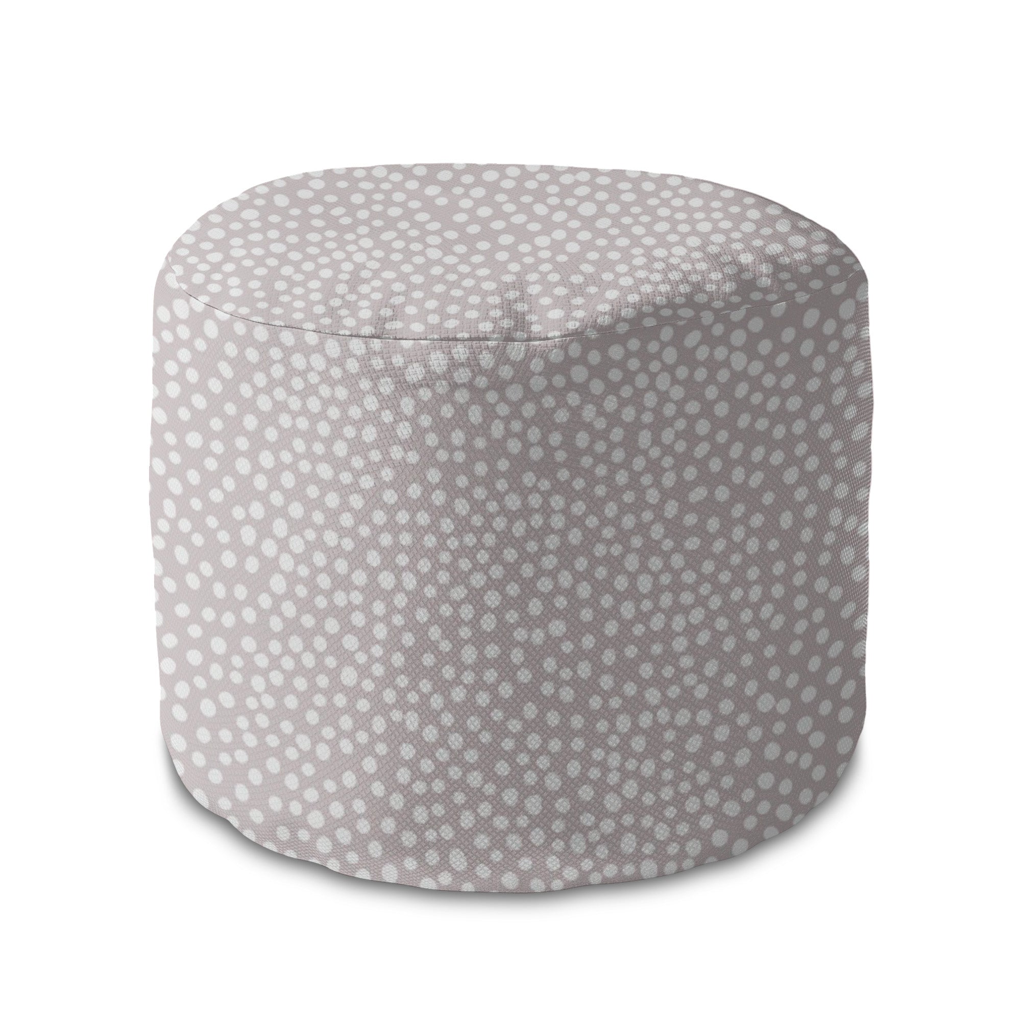 Runder Hocker Fußstütze Abstract Earth Dots