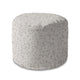 Runder Hocker Fußstütze Beige Dots-Panama