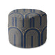 Runder Hocker Fußstütze Deco Muster