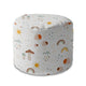Runder Hocker Fußhocker Autumn Mushroom
