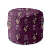 Runder Hocker Fußhocker Baby Wild