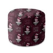 Runder Hocker Fußstütze Capten Bunny-Velvet
