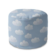 Runder Hocker Fußstütze Blue Clouds