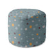 Round Pouf Footrest Colorful Dots-Oxford
