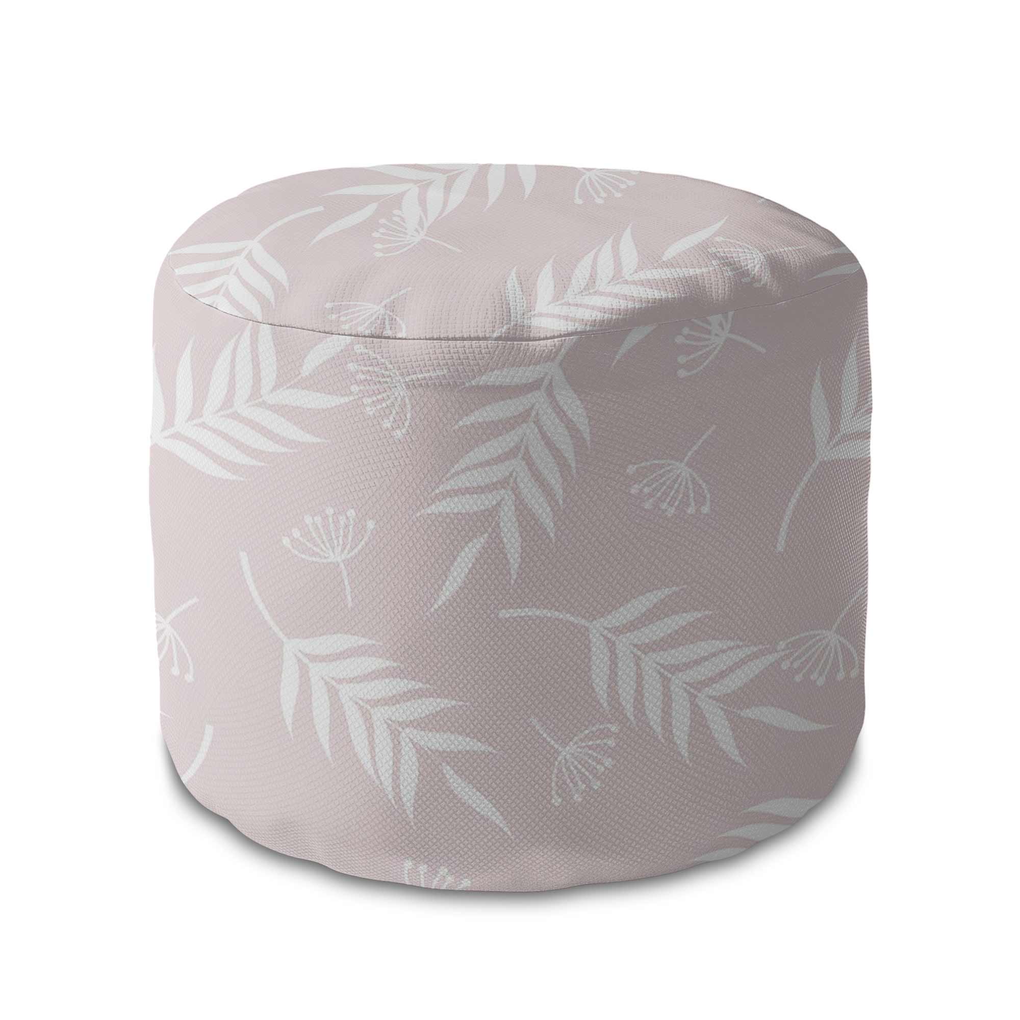 Runder Pouf Fußhocker Easy Sunday Morning