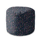 Runder Hocker Fußstütze Ditsy Floral-Velvet