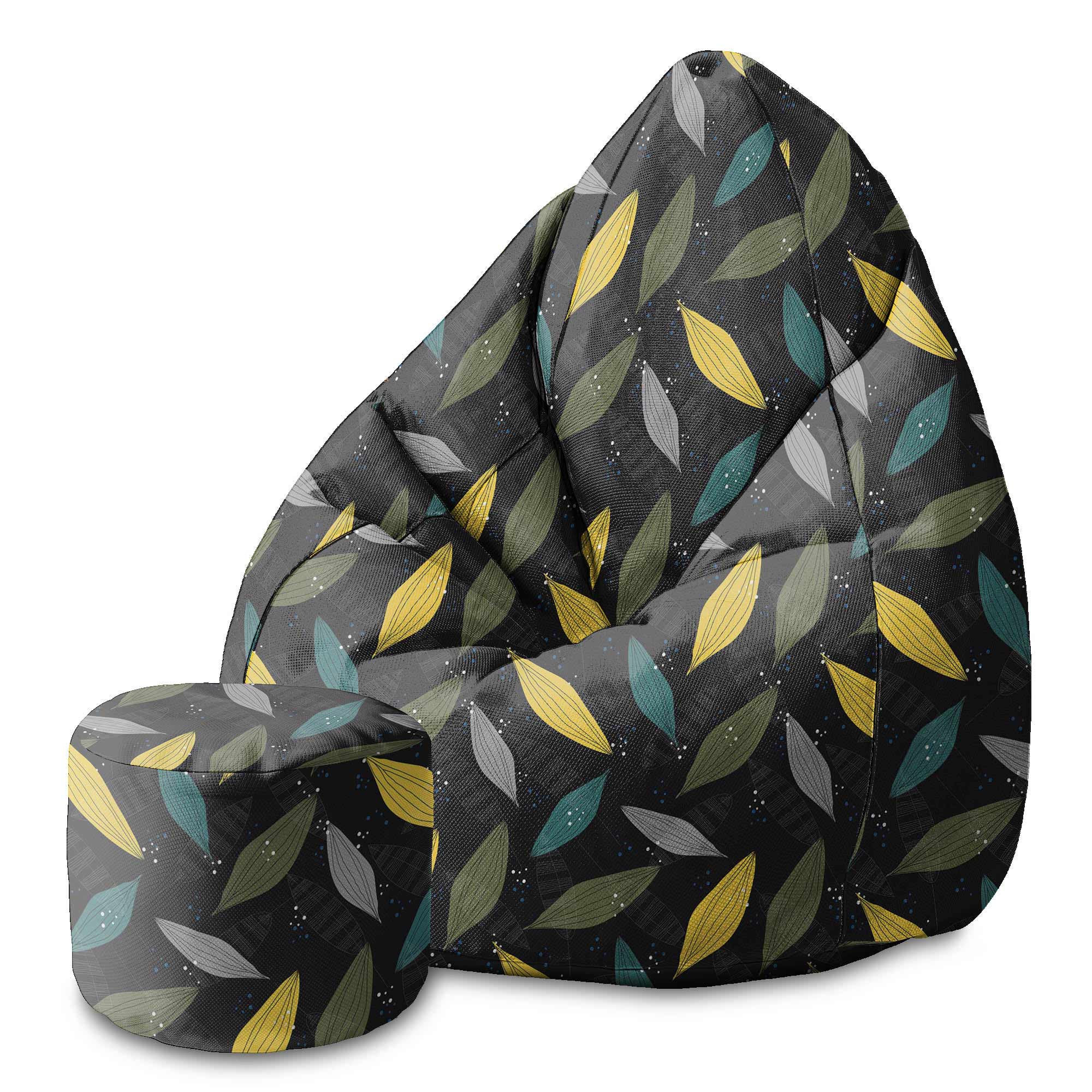 Runder Hocker Fußstütze Simple Scandi Pattern-Oxford