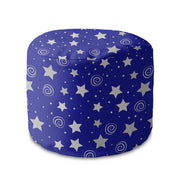 Runder Hocker Fußstütze Night Sky Pattern