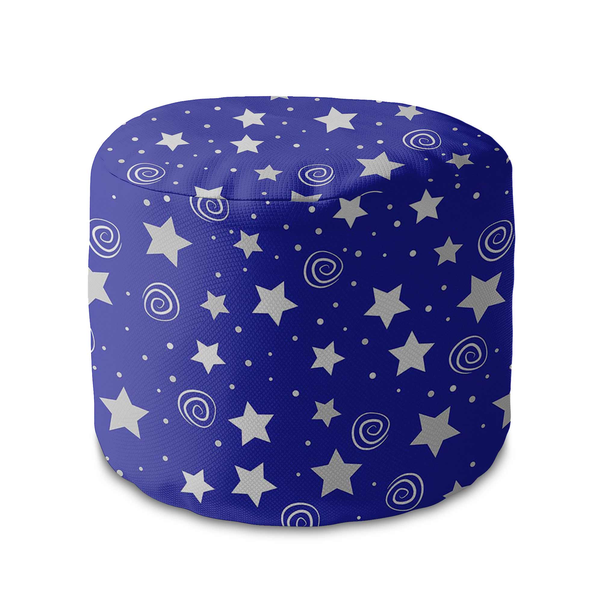 Runder Hocker Fußstütze Night Sky Pattern