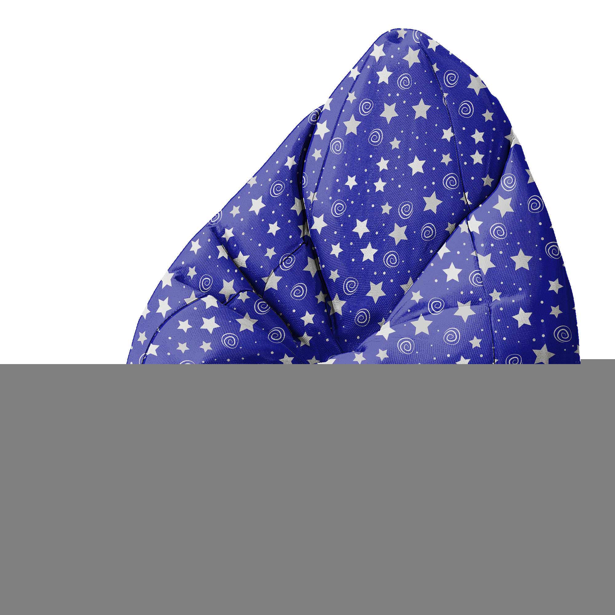 Puf okrągły podnóżek Night Sky Pattern-Velvet