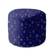 Runder Hocker Fußstütze Abstract Soft Shapes-Velvet