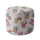 Runder Hocker Fußstütze Funny Turtles-Velvet