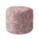 Runder Hocker Fußhocker Summer Garden-Velvet