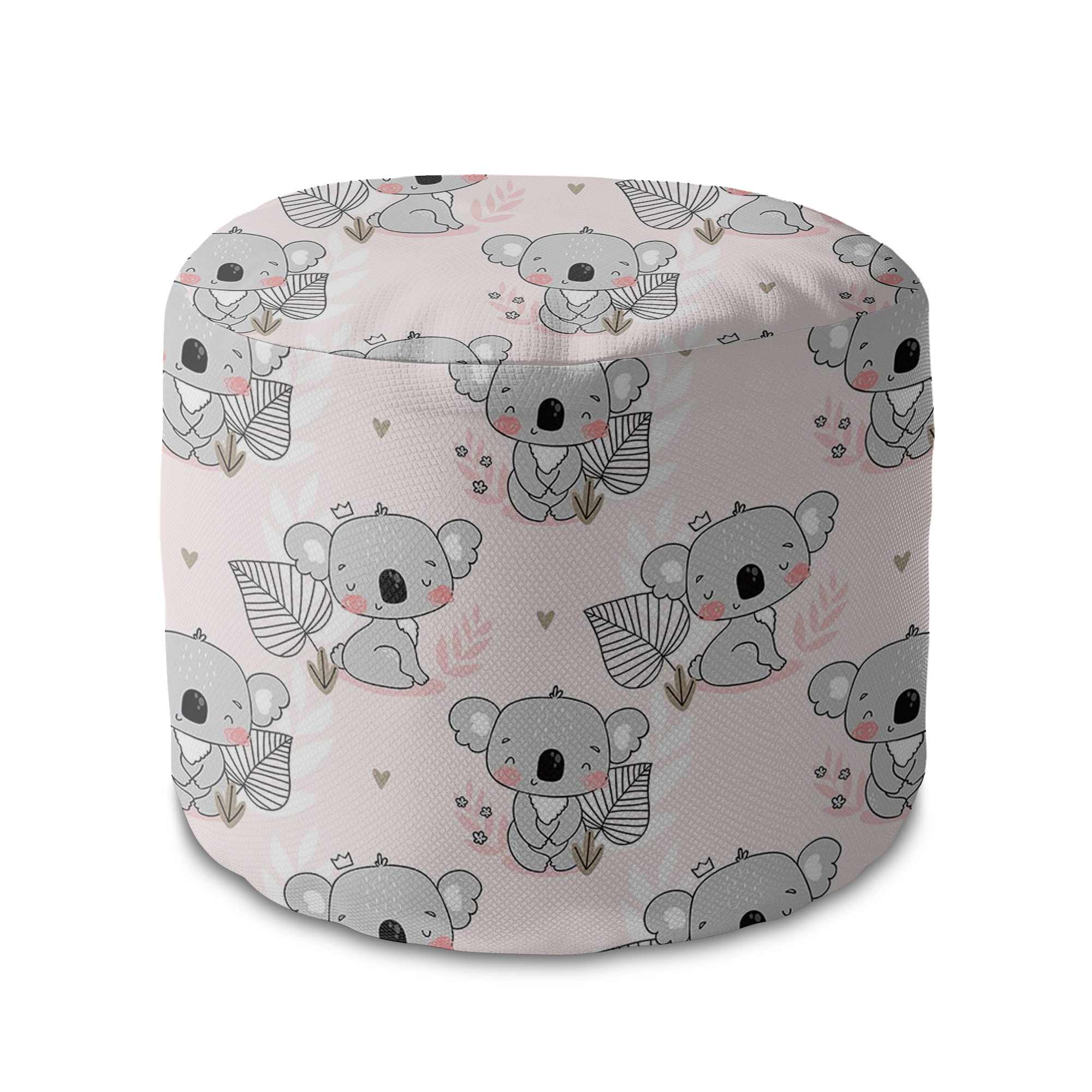 Runder Hocker Fußstütze Cute Koala