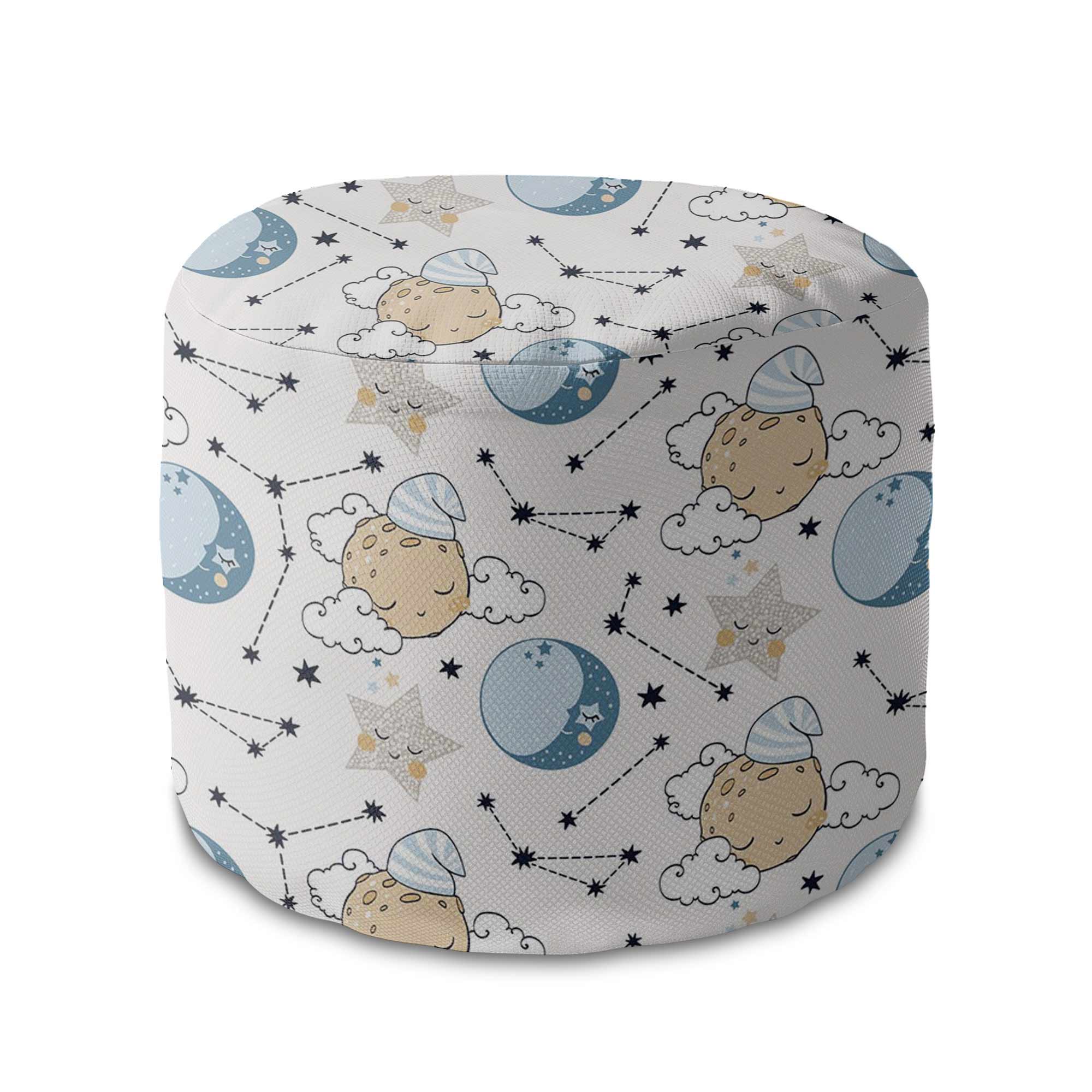 Runder Hocker Fußstütze Sleeping Moon