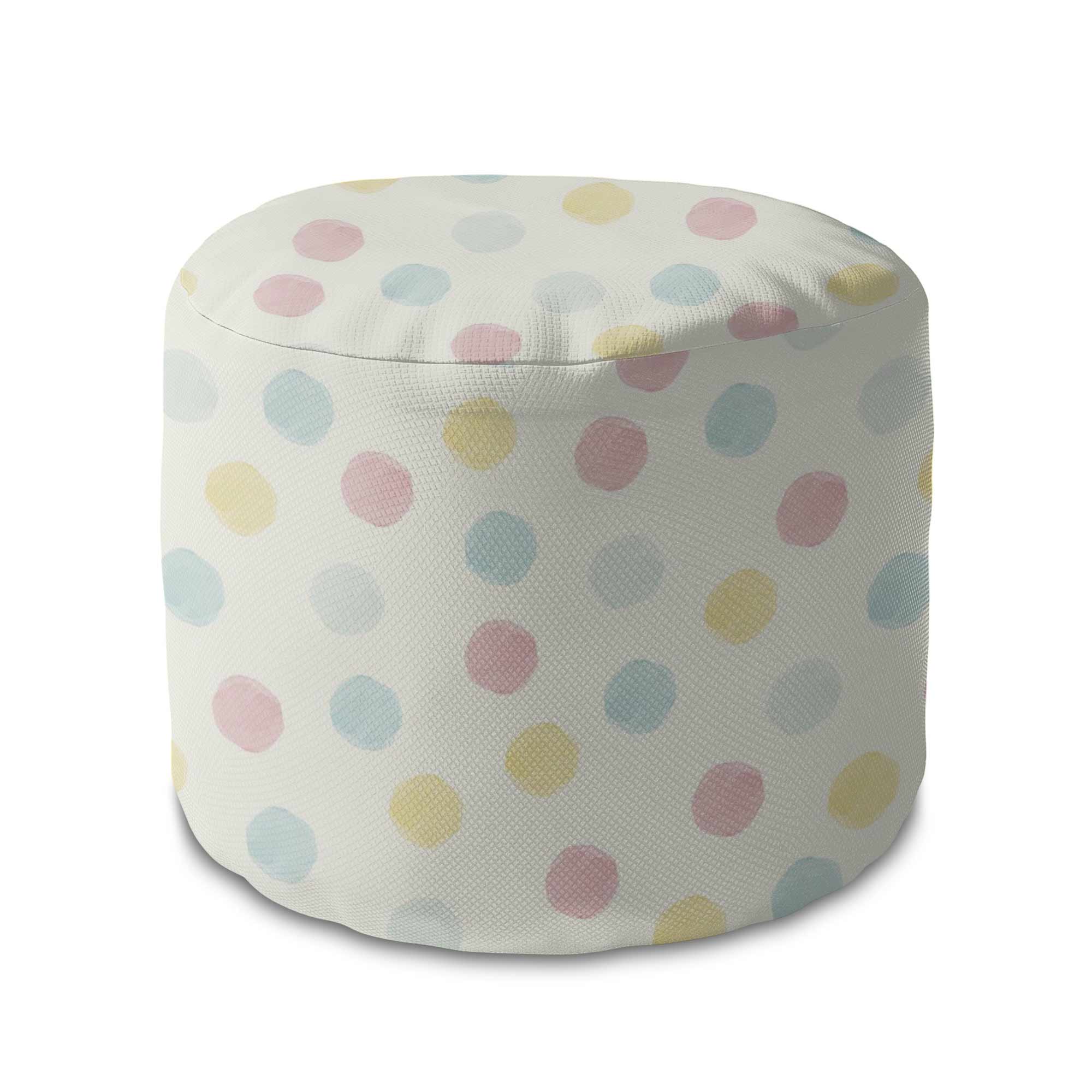 Runder Hocker Fußstütze Pastel Spots