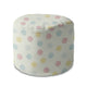Runder Hocker Fußstütze Pastel Spots-Velvet