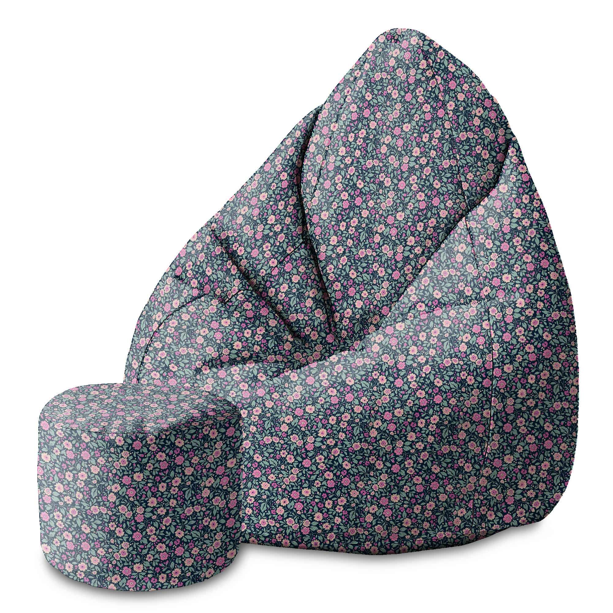 Runder Hocker Fußstütze Sweet Meadow