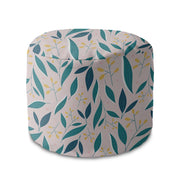Runder Hocker Fußstütze Yellow Forest Flowers