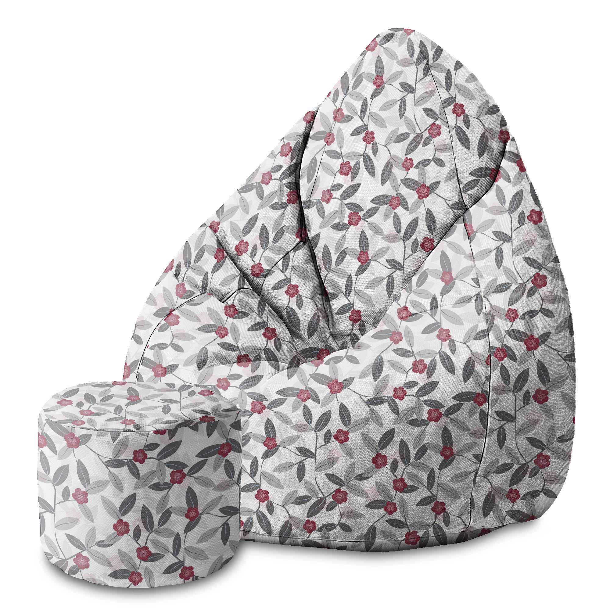 Runder Hocker Fußstütze Under the Tree-Velvet