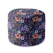 Runder Hocker Fußstütze Botanical Pattern