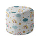 Runder Hocker Fußstütze Rainbow and Bee-Velvet