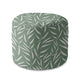 Runder Hocker Fußstütze Abstract Brush Leaves