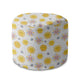 Round Pouf Footstool Sunny Morning-Oxford