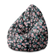 Puf Birnenform Dunkle Botanik Pink-M-Samt