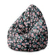 Puf Birnenform Dunkle Botanik Pink-M-Oxford