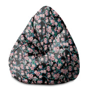 Puf Birnenform Dunkle Botanik Pink-S-Oxford