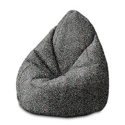 Puf Birnenform Multicolor Polka Dots-M-Samt