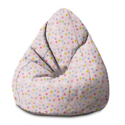 Sitzsack Pearshape Pastell Konfetti Punkte