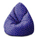 Puf Pearshape Pink Spots-S-Velvet
